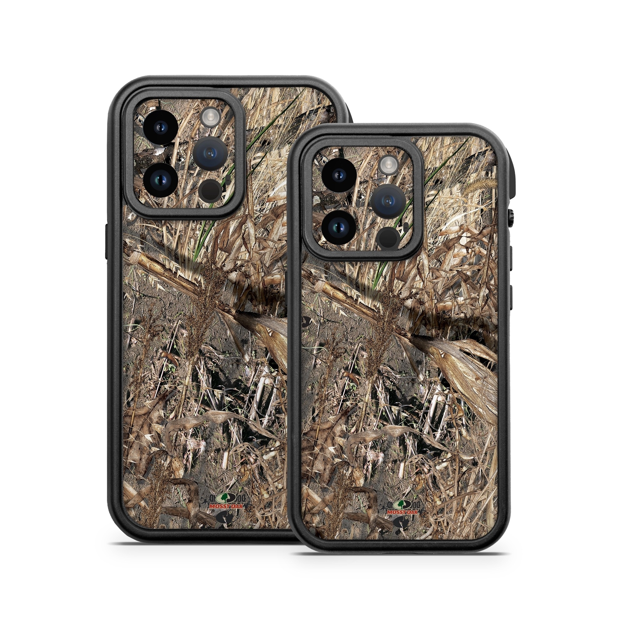 OtterBox Fre iPhone 14 Series Case Skin design of Soil, Plant, with black, gray, green, red colors