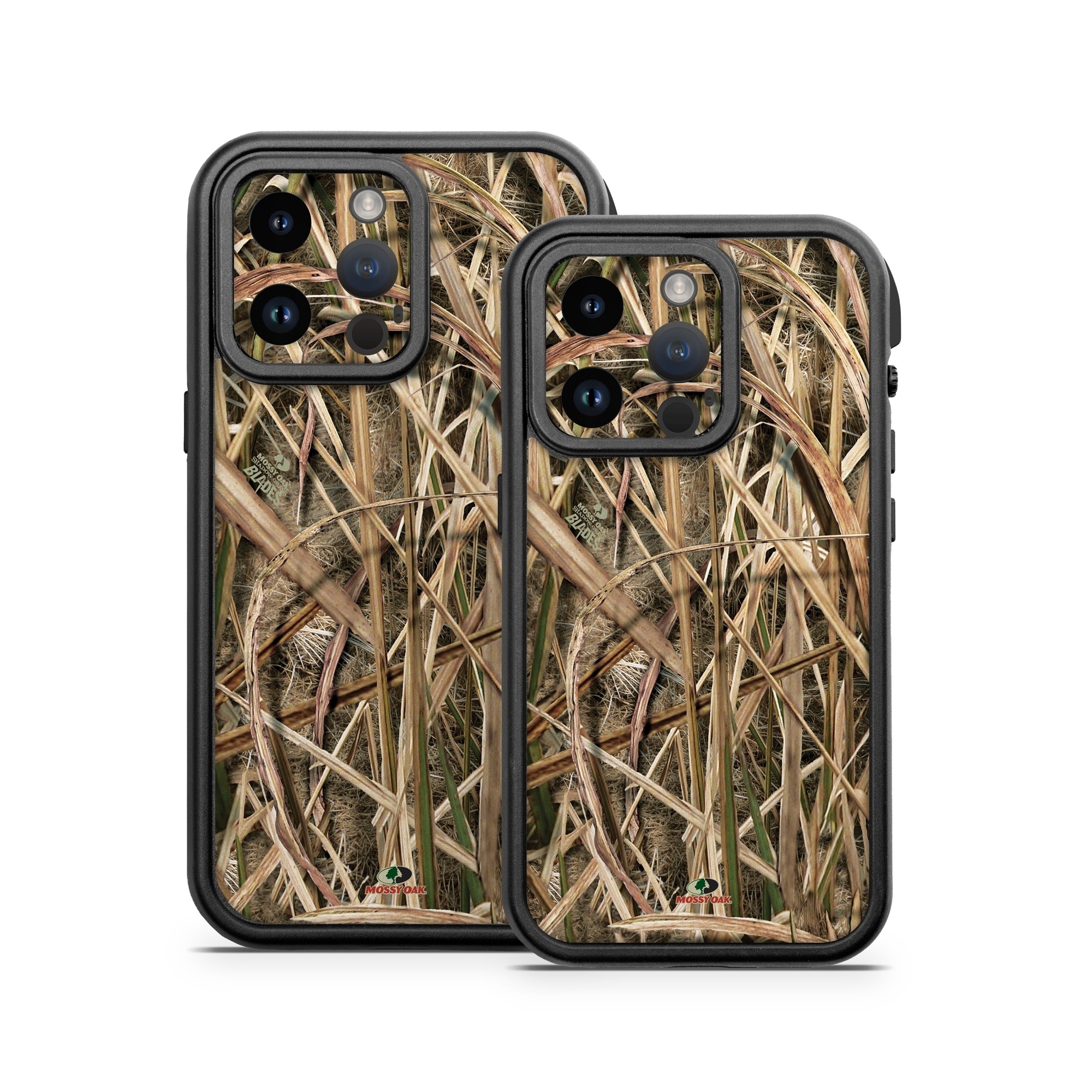 OtterBox Fre iPhone 14 Series Case Skin design of Grass, Straw, Plant, Grass family, Twig, Adaptation, Agriculture, with black, green, gray, red colors