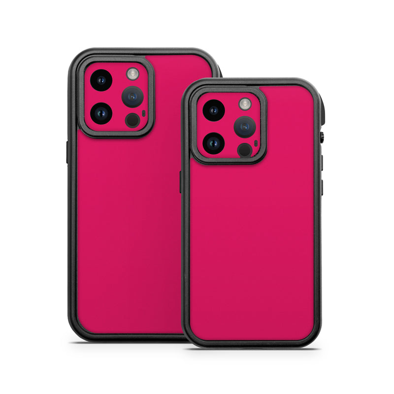 OtterBox Fre iPhone 14 Series Case Skin design of Red, Pink, with red colors