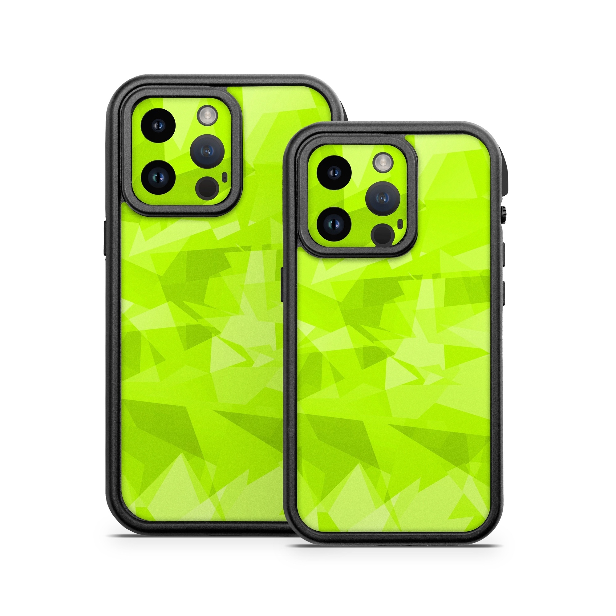 OtterBox Fre iPhone 14 Series Case Skin design, with green colors