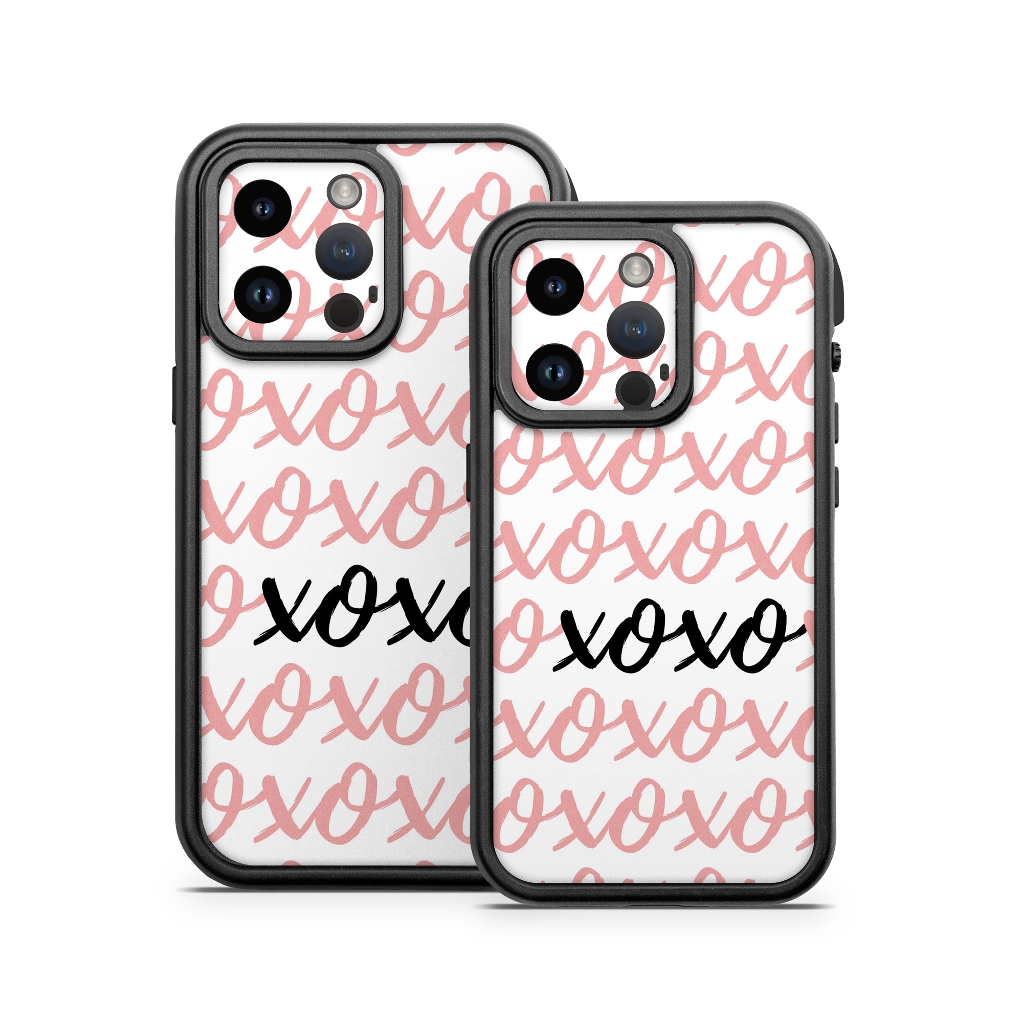OtterBox Fre iPhone 14 Series Case Skin design of Font, Pattern, Magenta, Art, Event, Calligraphy, with white, pink, black colors