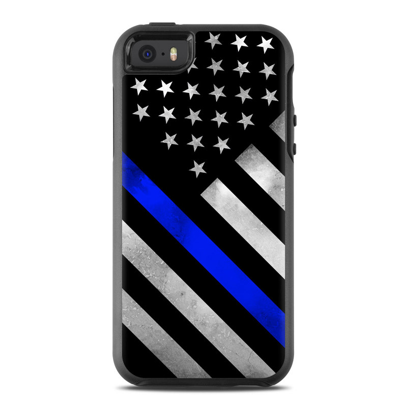 Thin Blue Line Hero OtterBox Symmetry iPhone SE 1st Gen Case Skin