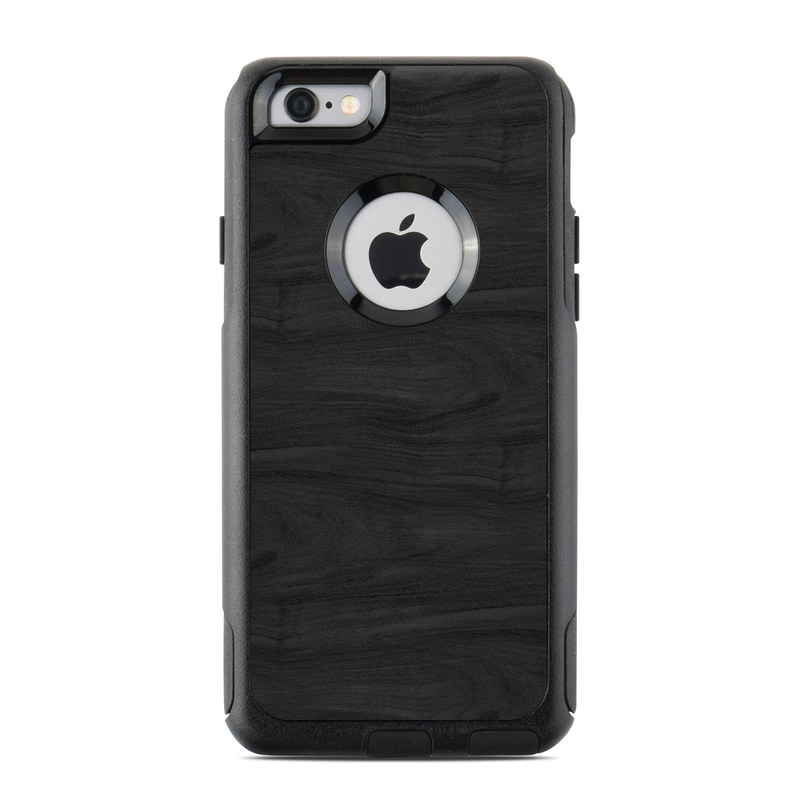 OtterBox Commuter iPhone 6s Case Skin design of Black, Brown, Wood, Grey, Flooring, Floor, Laminate flooring, Wood flooring, with black colors