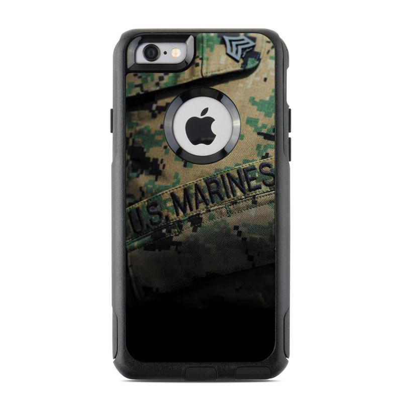 OtterBox Commuter iPhone 6s Case Skin design of Military camouflage, Military uniform, Camouflage, Pattern, Uniform, Green, Design, Military, Army, Airsoft, with black, green, gray, red colors