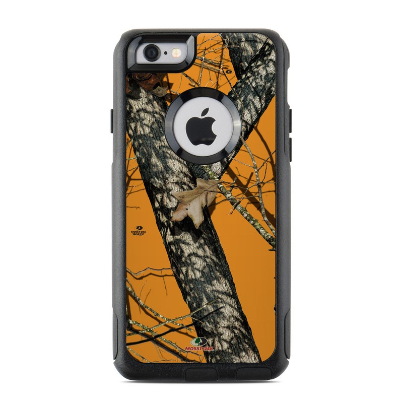 OtterBox Commuter iPhone 6s Case Skin design of Tree, Branch, Canoe birch, Woody plant, Plant, Leaf, Adaptation, Wildlife, Trunk, Birch family, with green, black, gray, red colors
