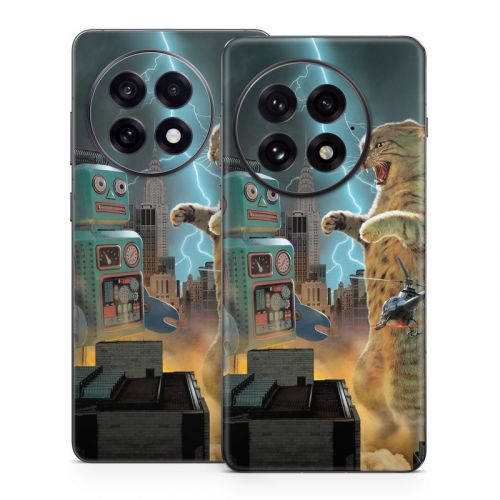 Catzilla Vs Robot OnePlus 13 Series Skin