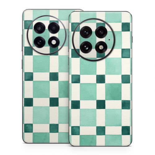 Checker Mosaic Green OnePlus 13 Series Skin