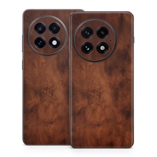 Dark Burlwood OnePlus 13 Series Skin