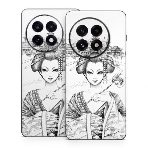 Geisha Sketch OnePlus 13 Series Skin