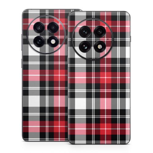 Red Plaid OnePlus 13 Series Skin