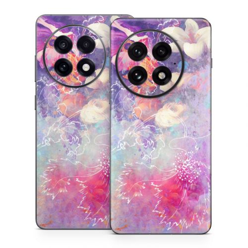 Sketch Flowers Lily OnePlus 13 Series Skin