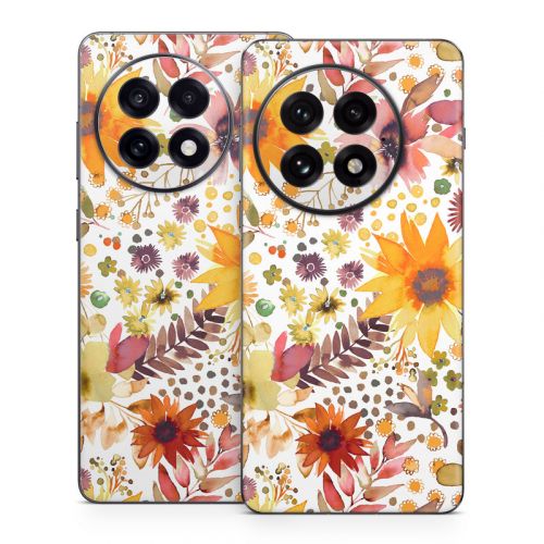 Summer Watercolor Sunflowers OnePlus 13 Series Skin