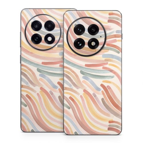 Terracotta Brushstroke Waves OnePlus 13 Series Skin