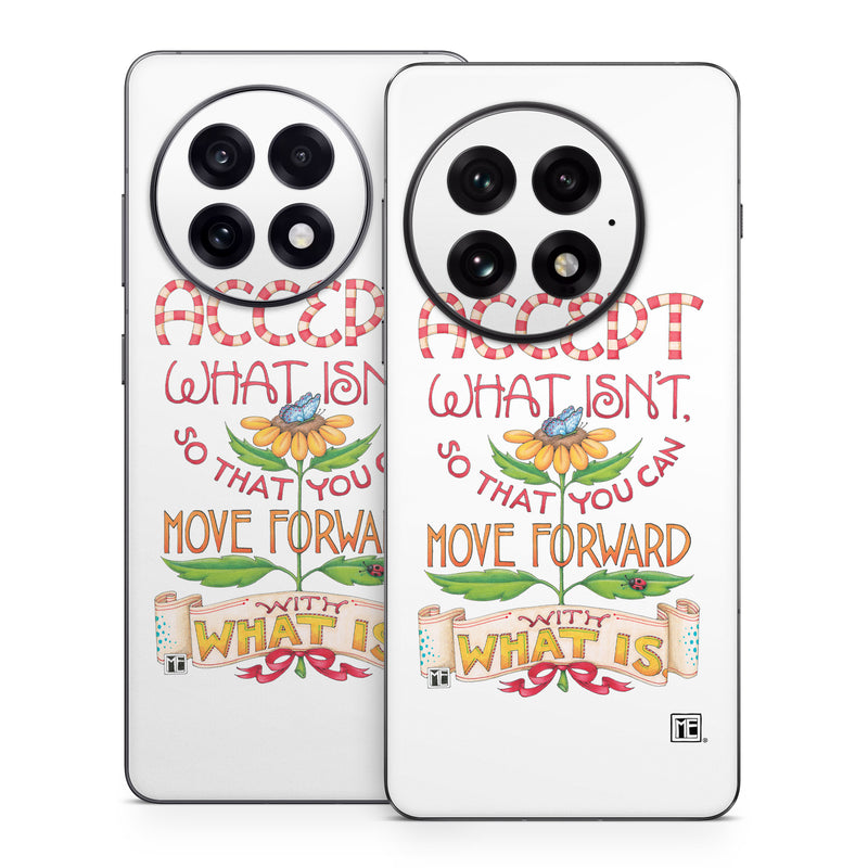 OnePlus 13 Series Skin design of Butterfly, Sun-Flower, Leaves, with white, red, green, brown, yellow, blue, orange, black colors