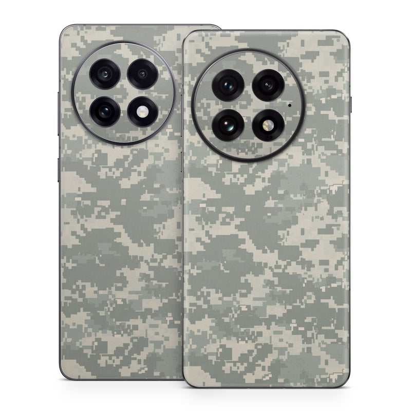 OnePlus 13 Series Skin design of Military camouflage, Green, Pattern, Uniform, Camouflage, Design, Wallpaper, with gray, green colors