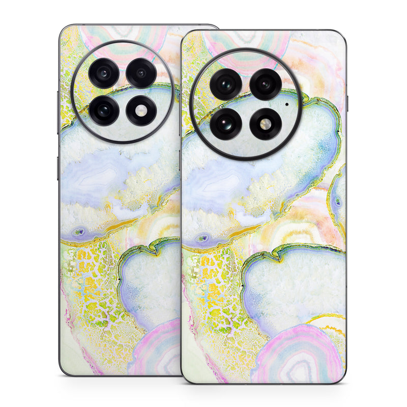 OnePlus 13 Series Skin design of Watercolor paint, Illustration, Paint, Child art, Art, with blue, purple, green, yellow, pink colors