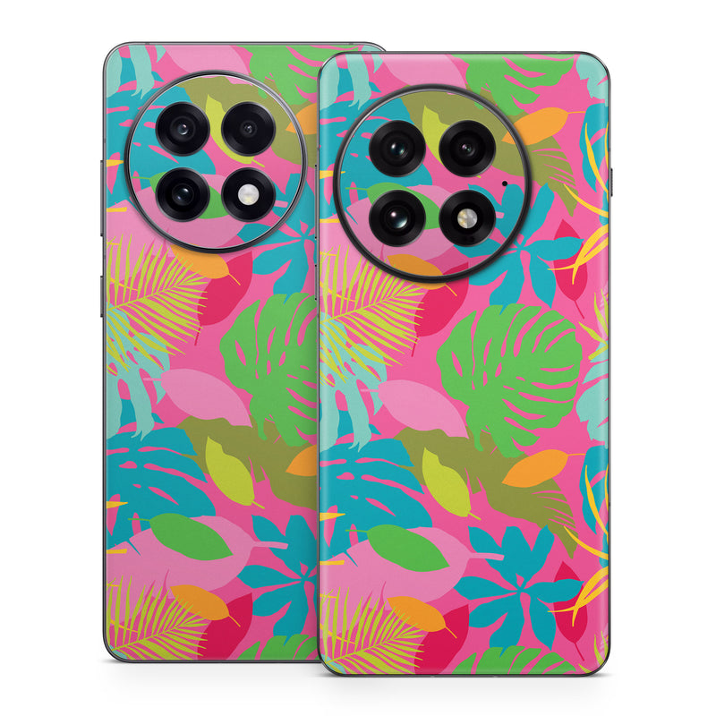 OnePlus 13 Series Skin design of Organism, Pink, Rectangle, Magenta, Aqua, Art, Symmetry, Pattern, Painting, Electric blue, with pink, green, blue, yellow, orange, red colors