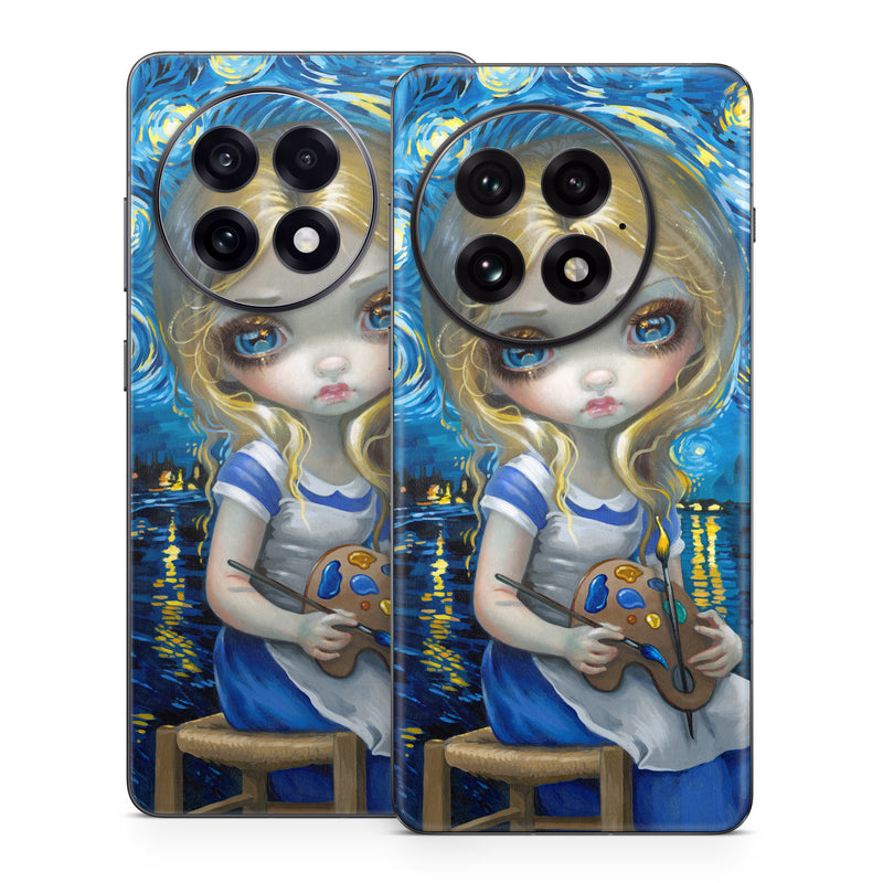 OnePlus 13 Series Skin design of Blue, Illustration, Cg artwork, Doll, Art, Acrylic paint, Painting, Toy, Fictional character, Visual arts, with blue, yellow, white, brown, red colors