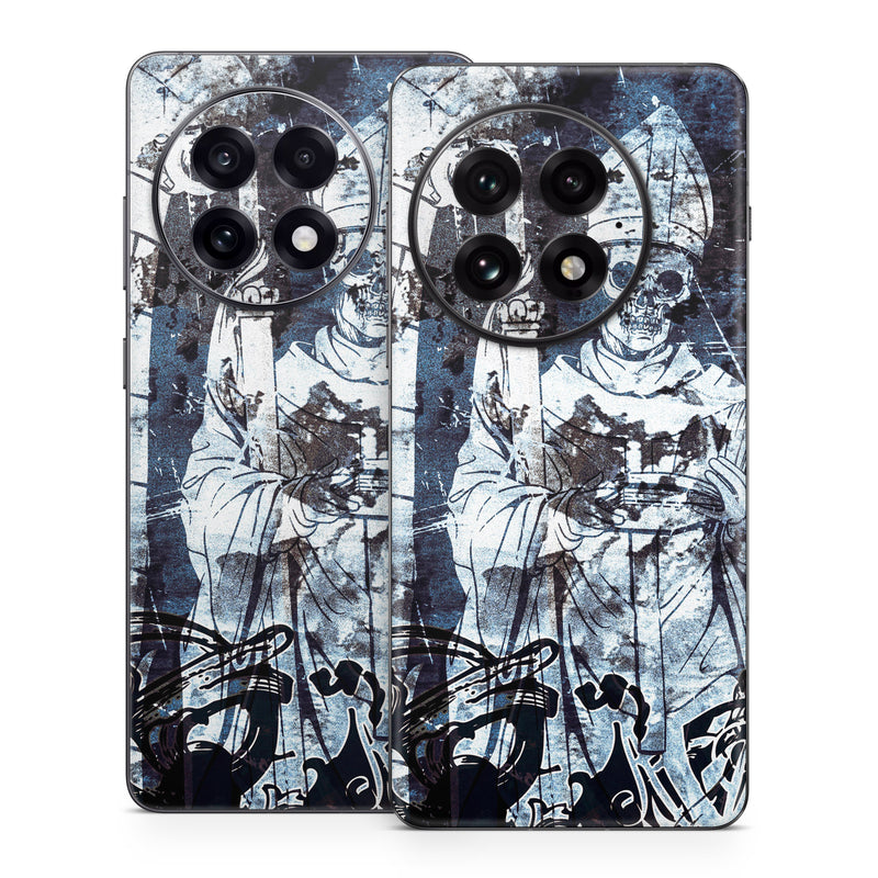 OnePlus 13 Series Skin design of Illustration, Art, Monochrome, Visual arts, Drawing, Black-and-white, Graphic design, Fictional character, Fiction, Sketch, with white, black, blue, gray colors