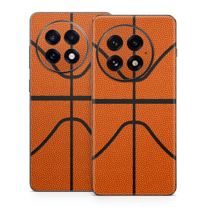 OnePlus 13 Series Skin design of Orange, Basketball, Line, Pattern, Sport venue, Brown, Yellow, Design, Net, Team sport, with orange, black colors