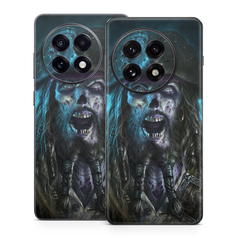 OnePlus 13 Series Skin design of Darkness, Illustration, Art, Ghost, Fictional character, Beard, with black, white, blue, gray colors