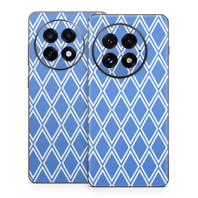 OnePlus 13 Series Skin design of Azure, Font, Aqua, Material property, Symmetry, Parallel, Rectangle, Electric blue, Circle, Pattern, with blue, white colors