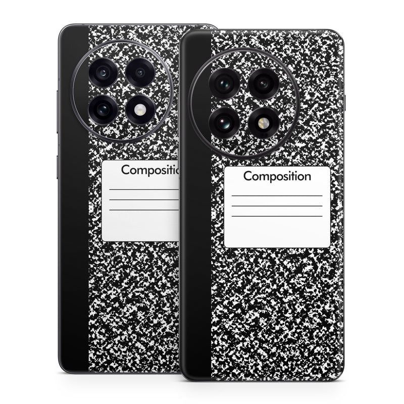 OnePlus 13 Series Skin design of Text, Font, Line, Pattern, Black-and-white, Illustration, with black, gray, white colors