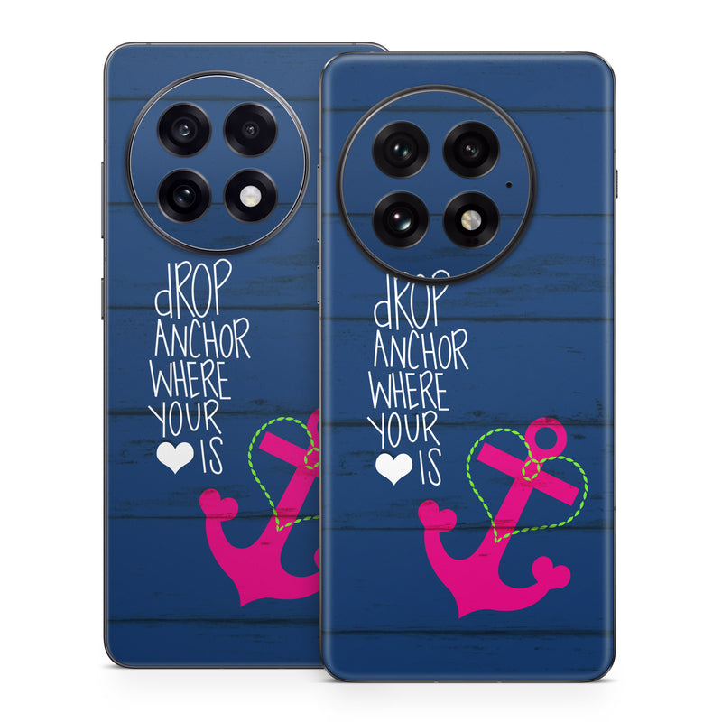 OnePlus 13 Series Skin design of Font, Text, Love, Heart, Illustration, Anchor, Graphic design, Gesture, with black, purple, gray, red, blue, white colors