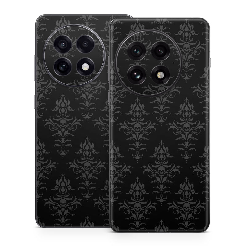 OnePlus 13 Series Skin design of Black, Pattern, Design, Monochrome, Black-and-white, Darkness, Monochrome photography, Symmetry, with black, gray colors
