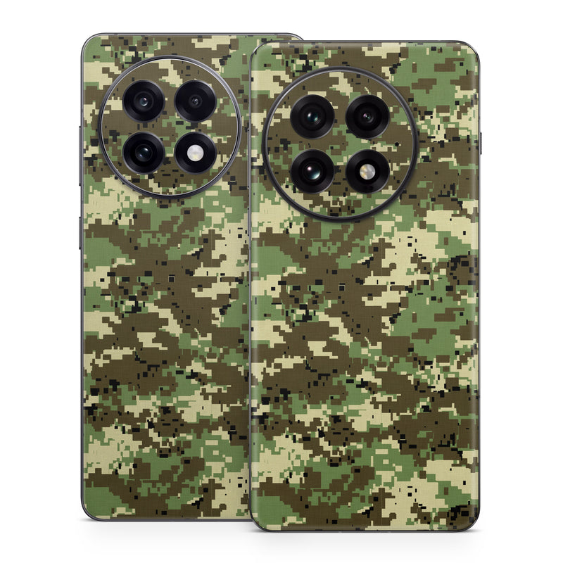 OnePlus 13 Series Skin design of Military camouflage, Pattern, Camouflage, Green, Uniform, Clothing, Design, Military uniform, with black, gray, green colors