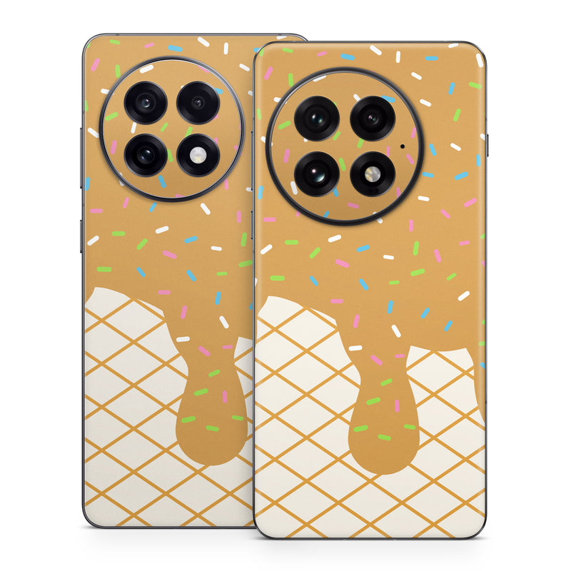 OnePlus 13 Series Skin design, with white, brown, yellow, green, orange, pink, blue colors