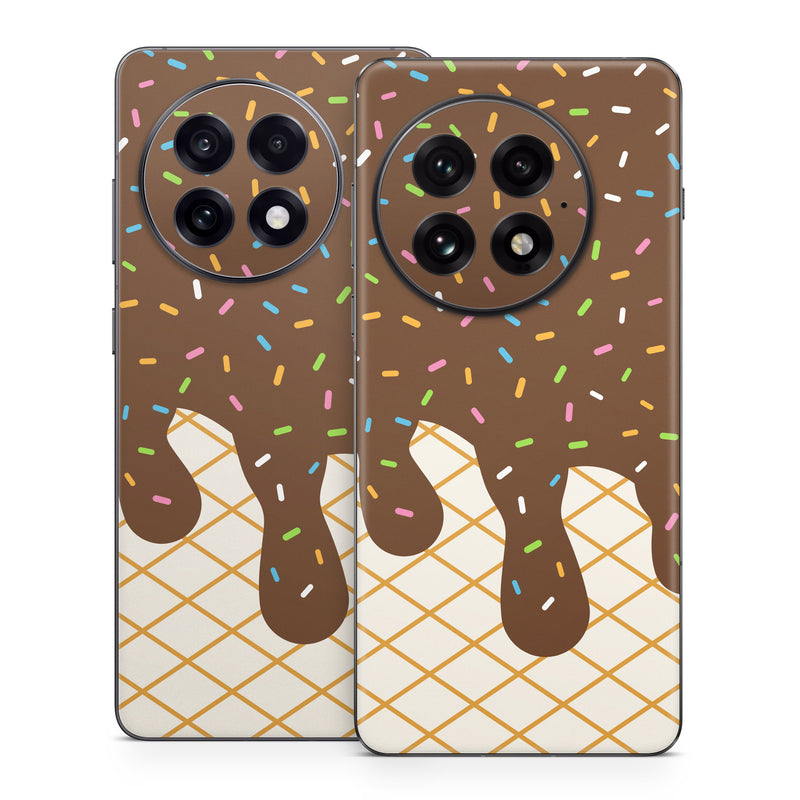 OnePlus 13 Series Skin design, with white, brown, yellow, green, pink, orange, blue colors