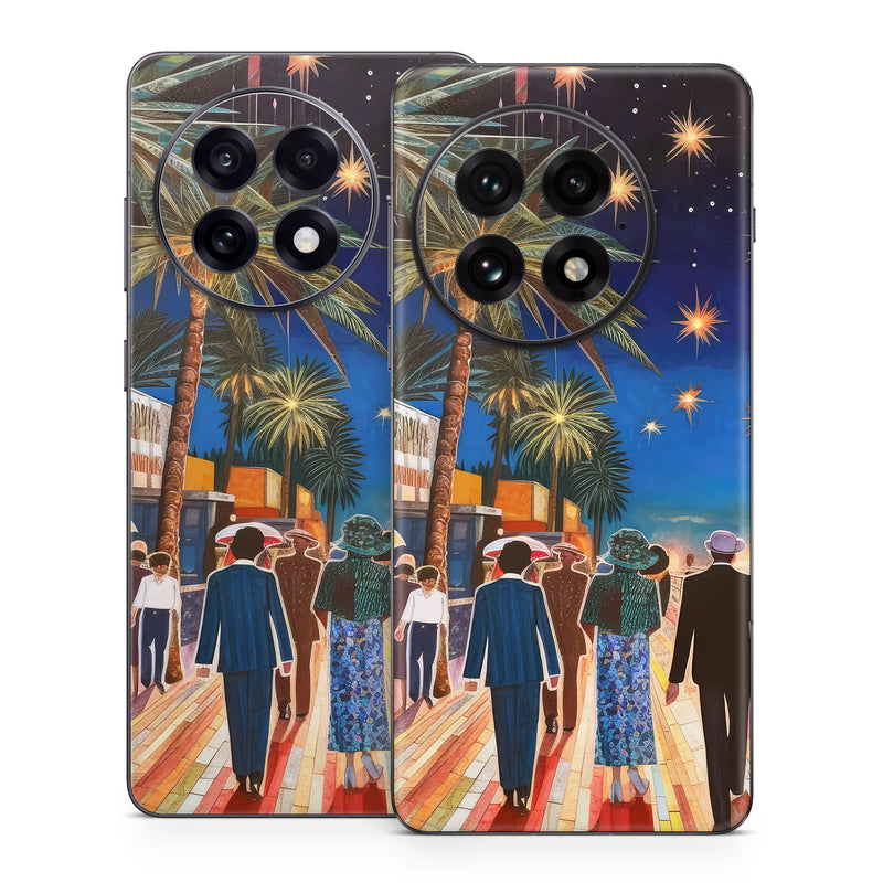 OnePlus 13 Series Skin design of Photograph, Sky, World, Light, Tree, Leisure, Line, Fun, Travel, People, with blue, black, yellow, orange, red, green, brown, black colors