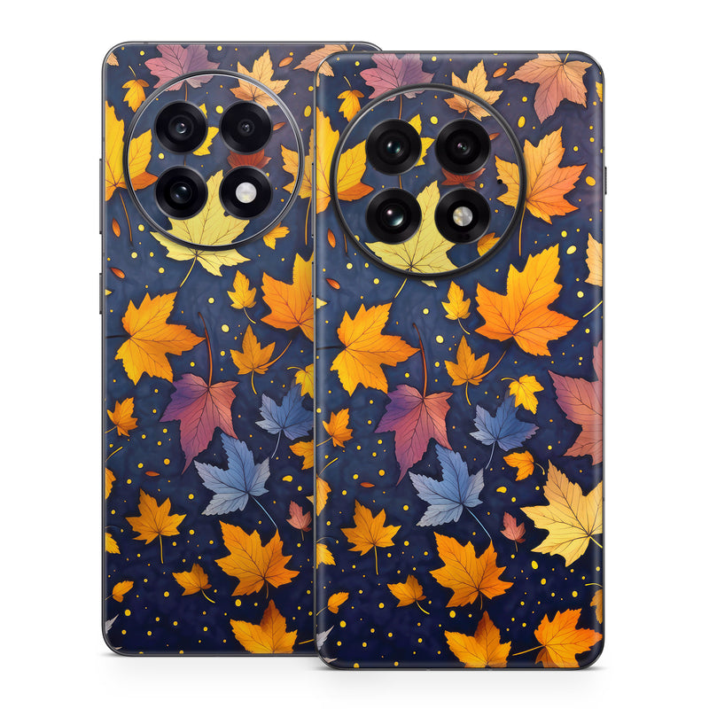 OnePlus 13 Series Skin design of Orange, Line, Pattern, Electric blue, Symmetry, Groundcover, Flowering plant, Design, Flower, Art, with yellow, orange, red, black, blue, purple colors