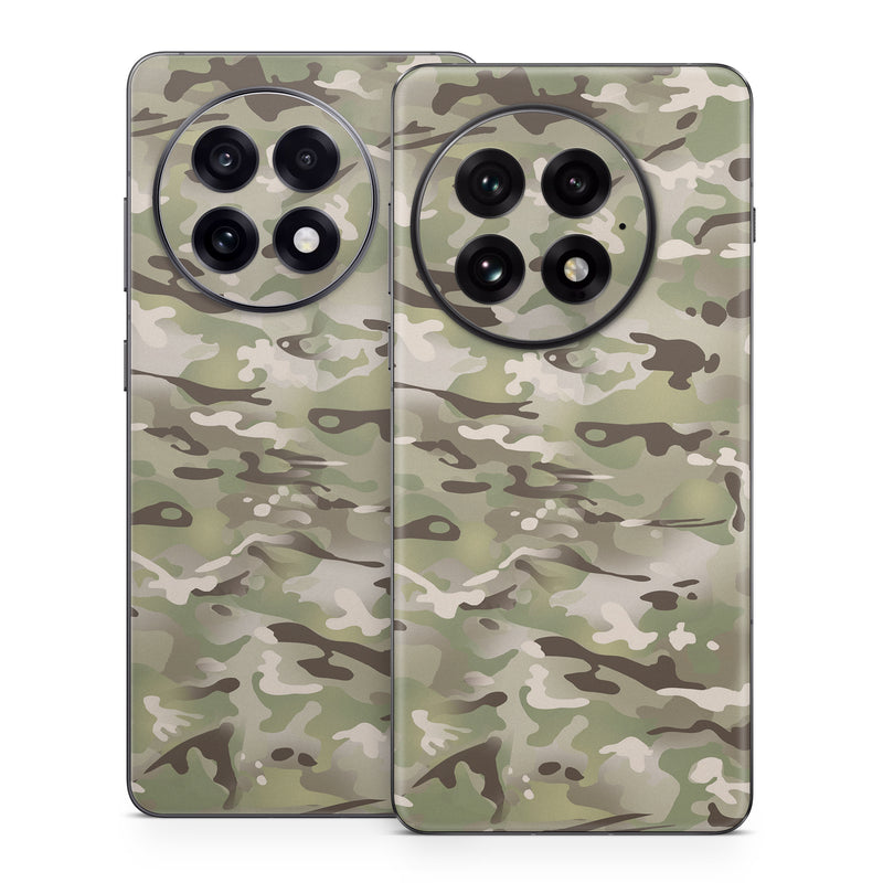 OnePlus 13 Series Skin design of Military camouflage, Camouflage, Pattern, Clothing, Uniform, Design, Military uniform, Bed sheet, with gray, green, black, red colors