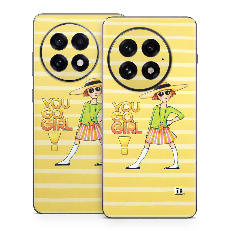 OnePlus 13 Series Skin design of Cartoon, Illustration, Clip art, Art, with orange, pink, yellow, green, gray, black colors