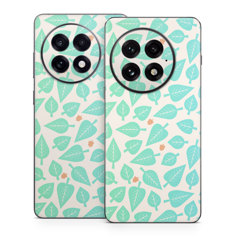 OnePlus 13 Series Skin design of Aqua, Pattern, Turquoise, Teal, Wrapping paper, Design, Wallpaper, with yellow, green, orange colors