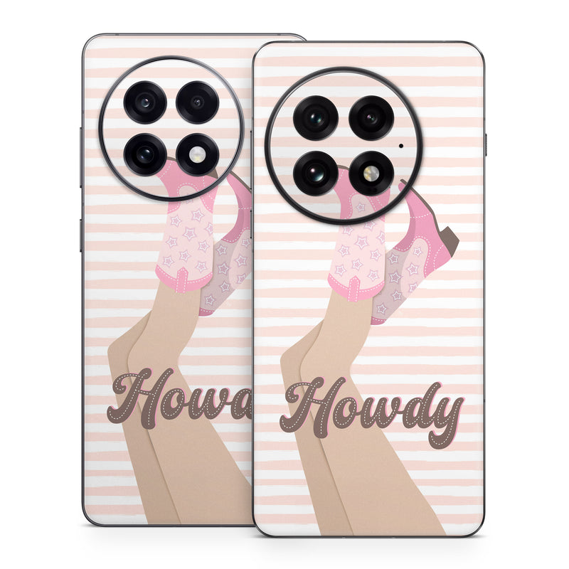 OnePlus 13 Series Skin design of Hand, Glove, Sleeve, Gesture, Font, Finger, Pink, Material property, Waist, Thumb, with pink, white, brown colors