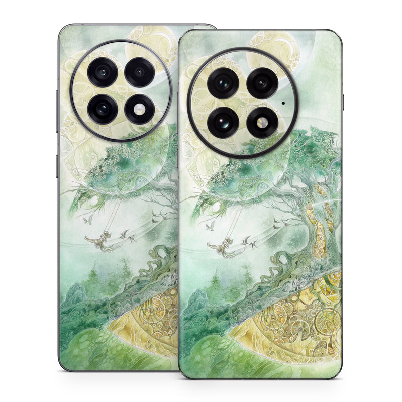 OnePlus 13 Series Skin design of Illustration, Organism, Art, World, Fictional character, with green, yellow, brown colors