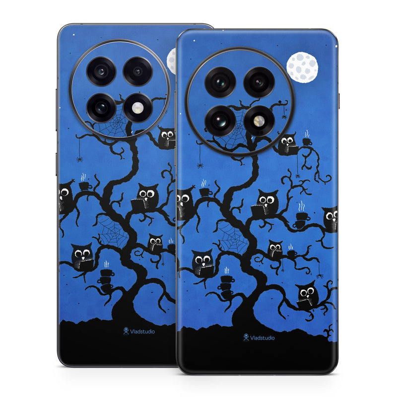 OnePlus 13 Series Skin design of Illustration, Organism, Pattern, with blue, black colors