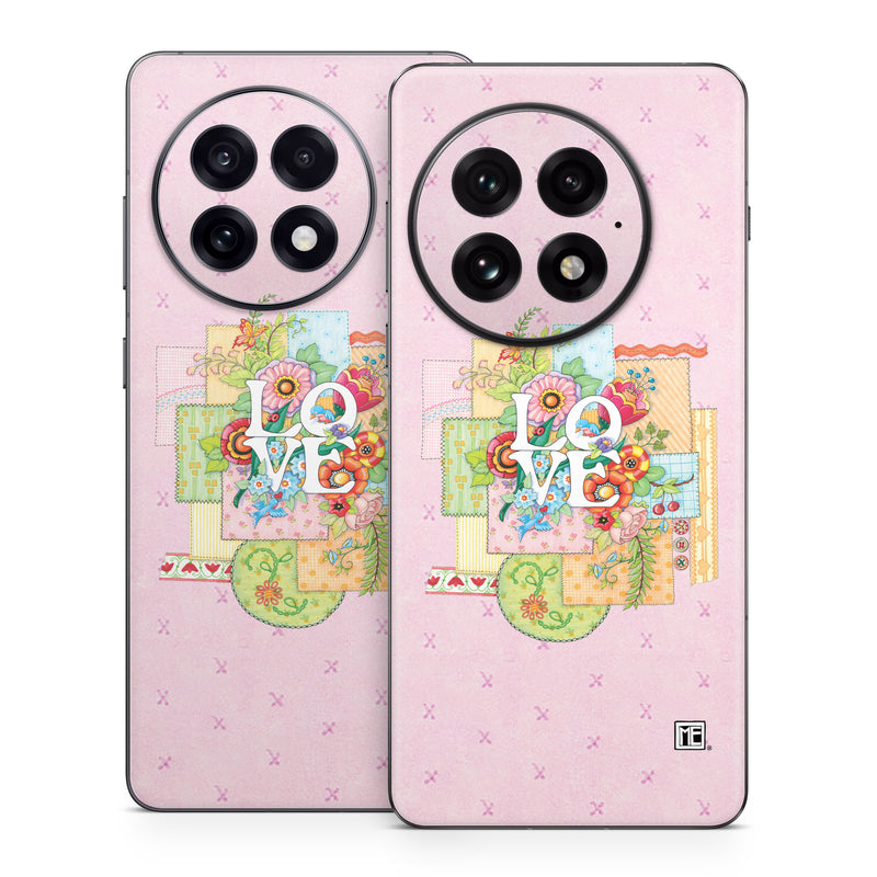 OnePlus 13 Series Skin design of Illustration, Graphics, Art, with pink, blue, white, orange, yellow, green, red colors