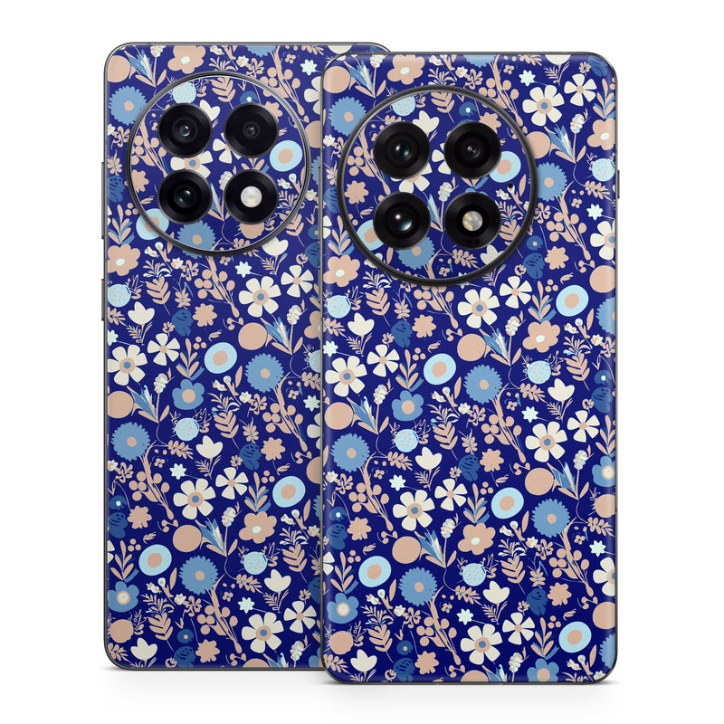 OnePlus 13 Series Skin design of Pattern, Art, Symmetry, Circle, Electric blue, with blue, white, pink colors