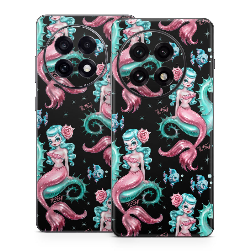 OnePlus 13 Series Skin design of Pink, Pattern, Illustration, Organism, Design, Art, Textile, Visual arts, Graphic design, Fictional character, with black, green, pink, yellow colors