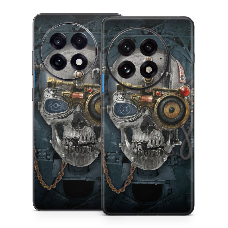 OnePlus 13 Series Skin design of Engine, Auto part, Still life photography, Personal protective equipment, Illustration, Automotive engine part, Art, with black, gray, red, green colors