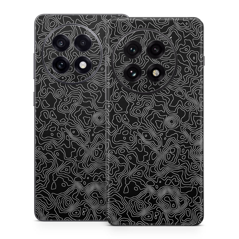 OnePlus 13 Series Skin design of Art, Motif, Pattern, Symmetry, Monochrome, Circle, Font, Visual arts, Illustration, Monochrome photography, with black, gray colors