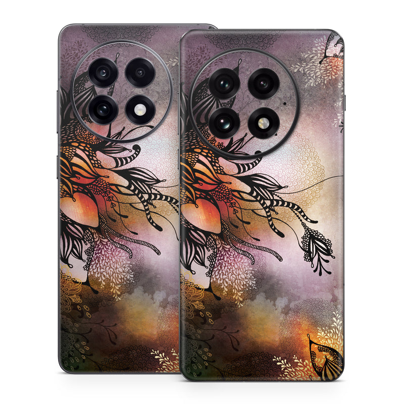 OnePlus 13 Series Skin design of Illustration, Graphic design, Cg artwork, Art, Fictional character, Graphics, Visual arts, Darkness, with black, gray, red, green, purple colors