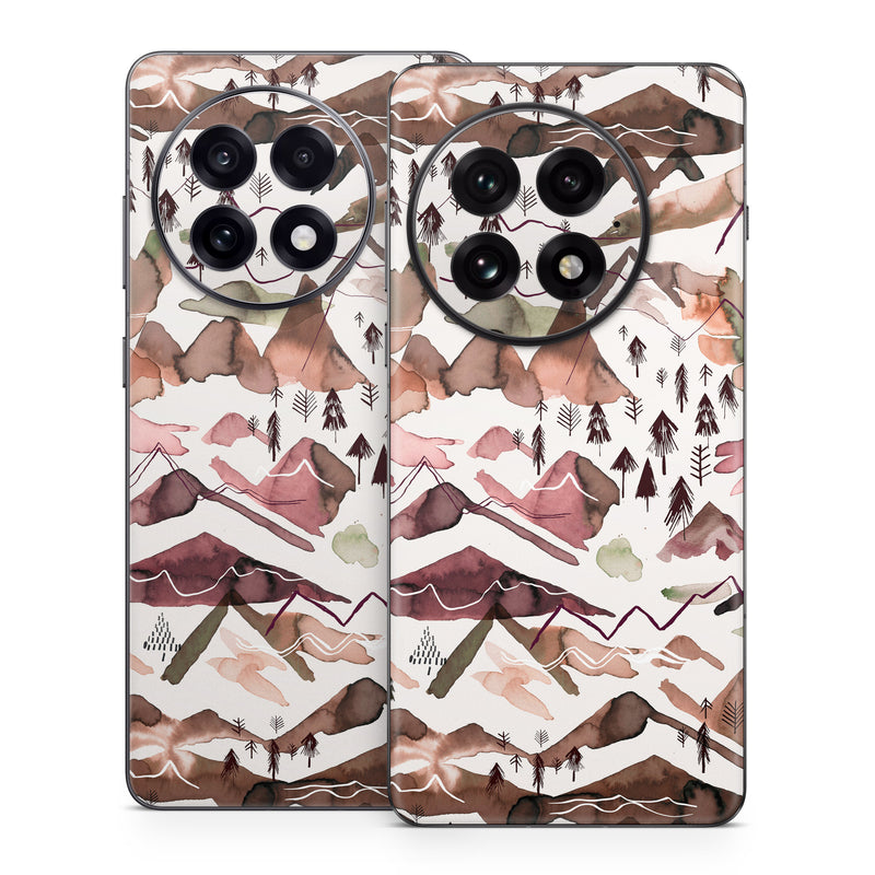 OnePlus 13 Series Skin design of Pattern, Design, Leaf, Camouflage, Military camouflage, Illustration, Art, with white, red, black, gray colors