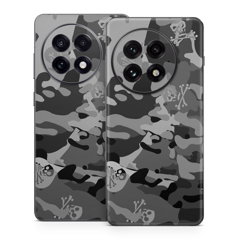 OnePlus 13 Series Skin design of Military camouflage, Pattern, Design, Camouflage, Illustration, Uniform, Black-and-white, Wallpaper, Art, with black, gray colors