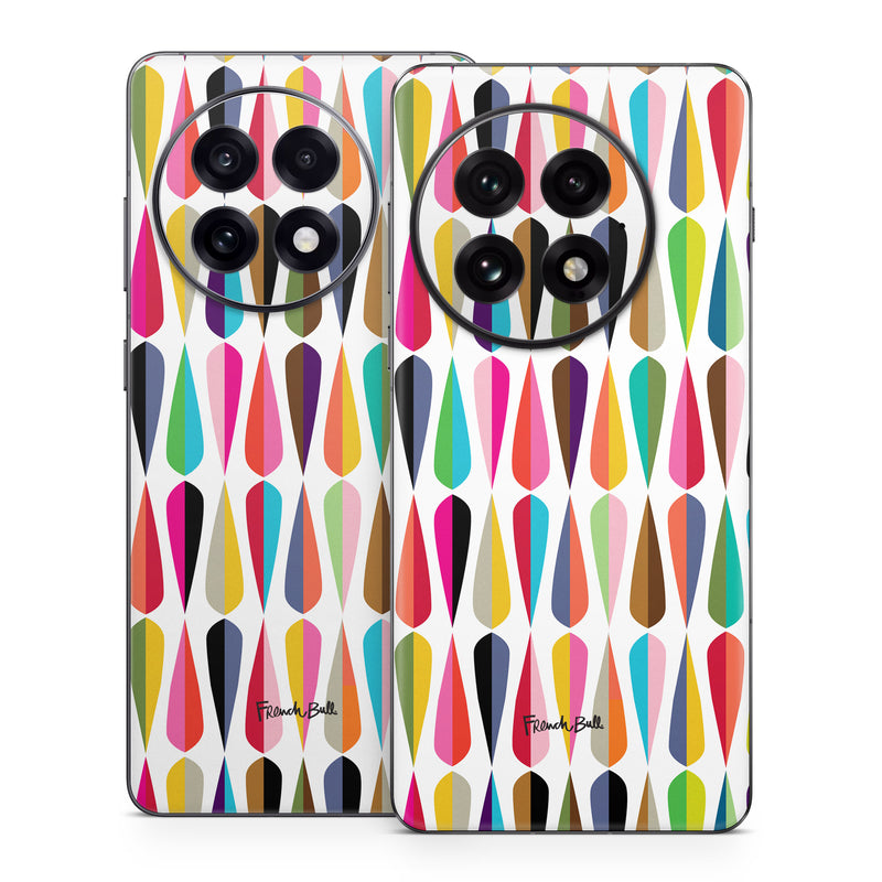 OnePlus 13 Series Skin design of Colorfulness, Font, Pink, Magenta, Material property, Art, Symmetry, Circle, Pattern, Tints and shades, with white, blue, pink, purple, orange, red, yellow, green, purple colors