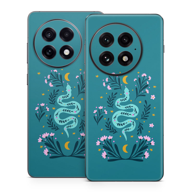 OnePlus 13 Series Skin design of Creative arts, Font, Art, Electric blue, Pattern, Rectangle, Graphics, Motif, Illustration, Ornament, with blue, pink, green, yellow colors